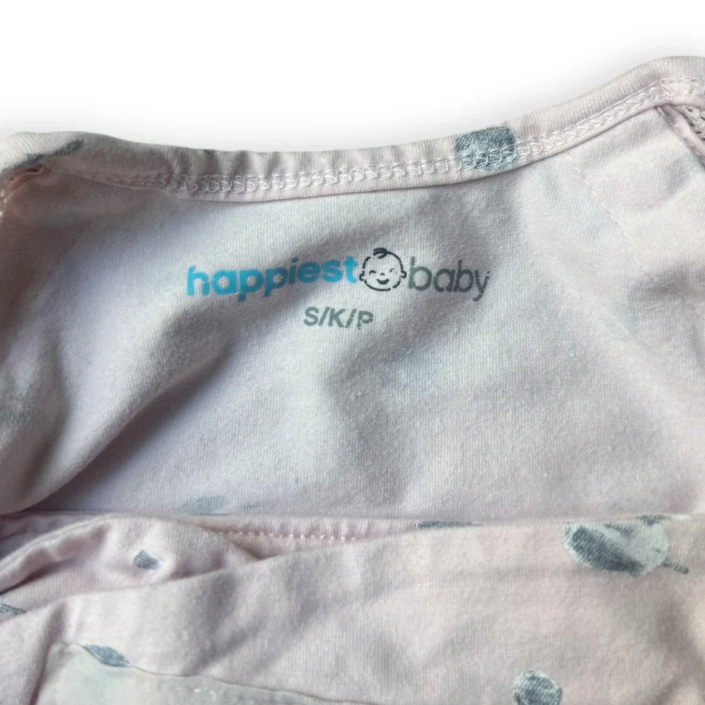 Happiest Baby SNOO Sack Small Pink Planets Organic Cotton Swaddle S/K/P